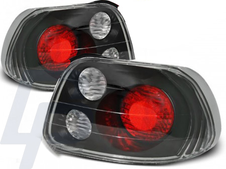 TAILLIGHTS HONDA CRX DEL SOL 03.92-97 BLACK