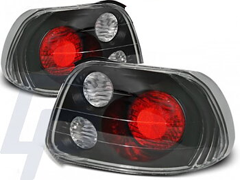 TAILLIGHTS HONDA CRX DEL SOL 03.92-97 BLACK