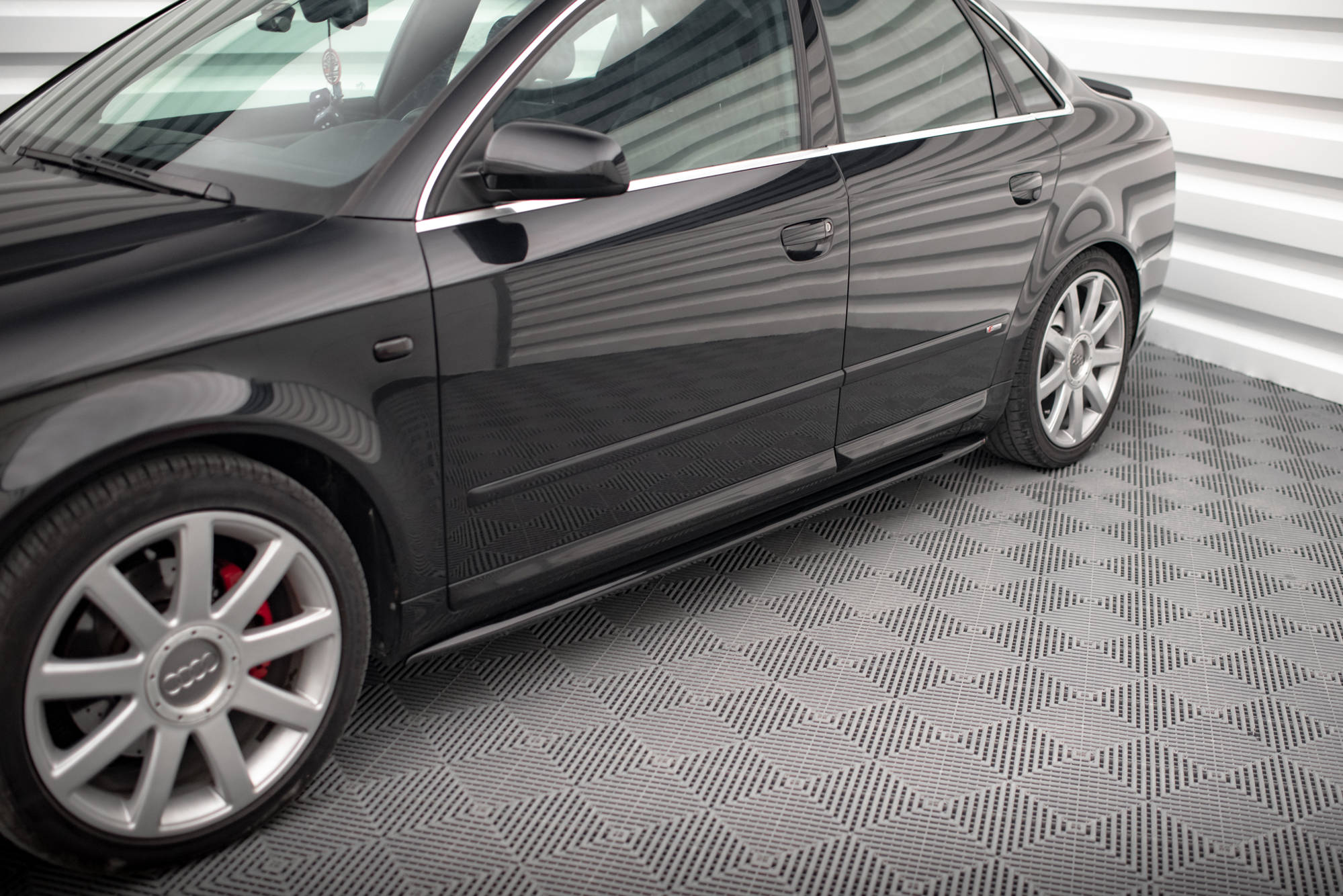 Side Skirts Diffusers V.1 Audi S4 / A4 / A4 S-Line B6 / B7 - 4