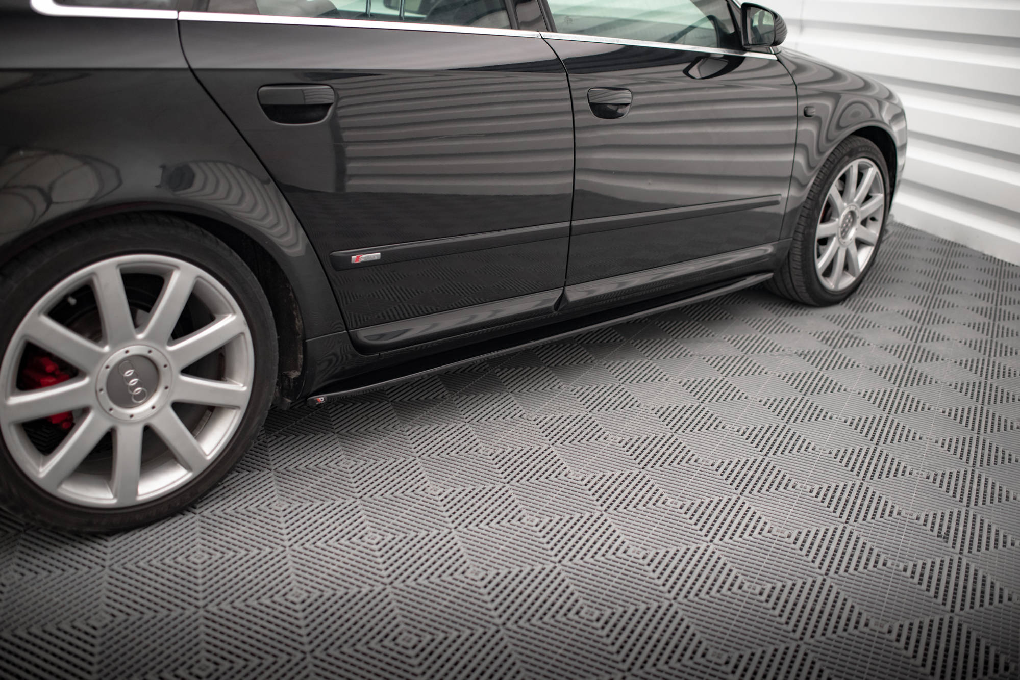 Side Skirts Diffusers V.1 Audi S4 / A4 / A4 S-Line B6 / B7 - 3