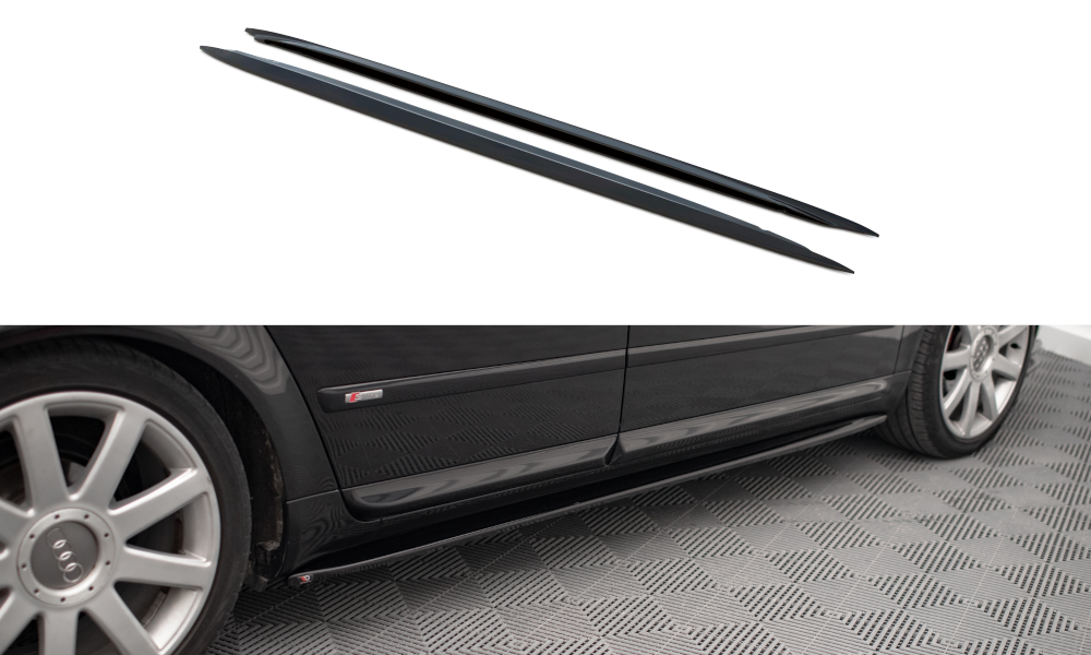 Side Skirts Diffusers V.1 Audi S4 / A4 / A4 S-Line B6 / B7