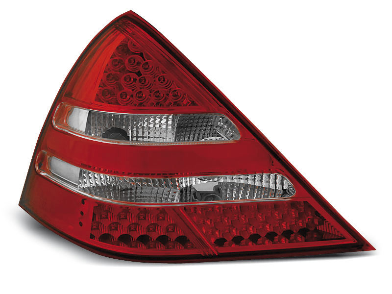 MERCEDES R170 SLK 04.96-04 RED WHITE LED TAILLIGHTS