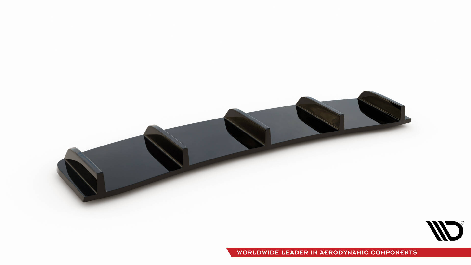 Central Rear Splitter (Vertical Bars) Audi A7 S-Line Facelift - 6
