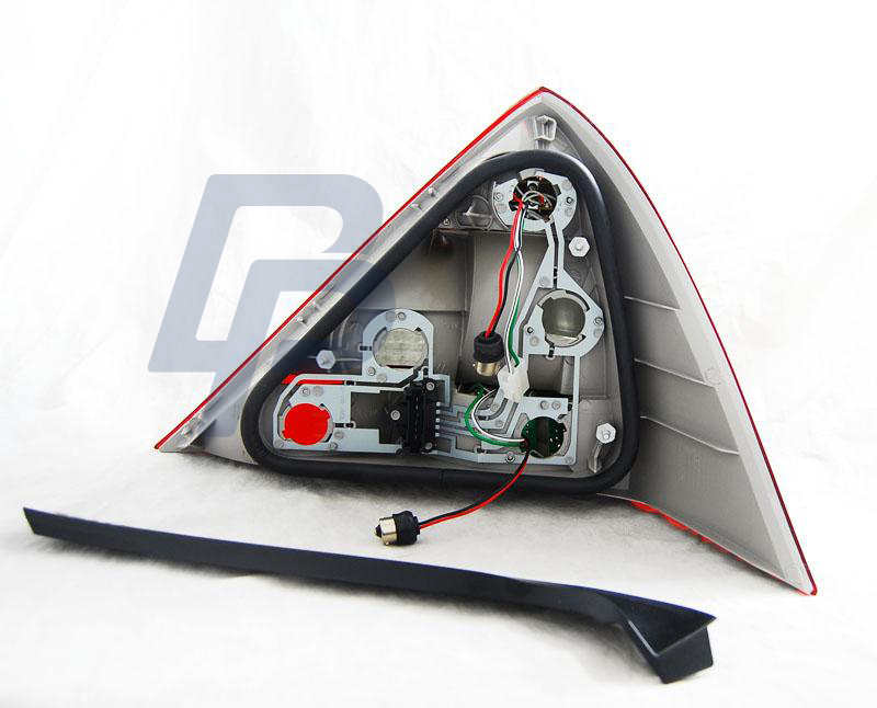 MERCEDES R170 SLK 04.96-04 RED SMOKE LED TAILLIGHTS - 2