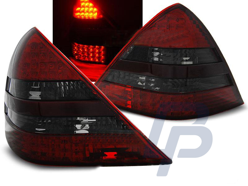 MERCEDES R170 SLK 04.96-04 RED SMOKE LED TAILLIGHTS - 3