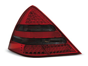 MERCEDES R170 SLK 04.96-04 RED SMOKE LED TAILLIGHTS