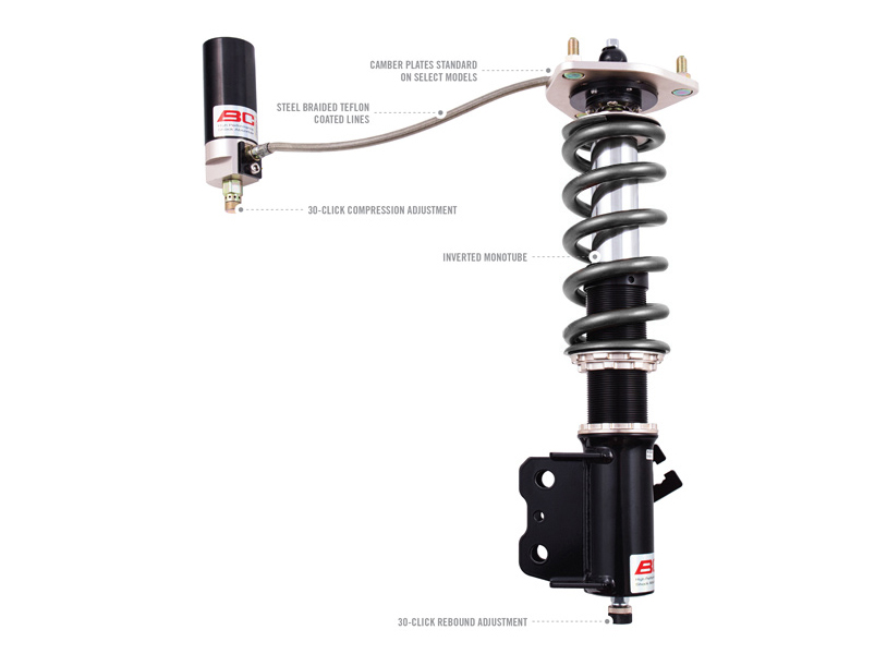 MITSUBISHI EVO VII/VIII/IX CT9A BC-RACING COILOVER KIT [HM] - 3