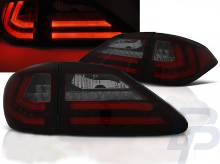 LED TAILLIGHTS LEXUS RX III 350 09-12 RED SMOKE LED SQL