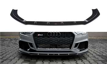 FRONT SPLITTER V.1 SUITABLE FOR AUDI RS3 8V FL SEDAN – MAXTON DESIGN