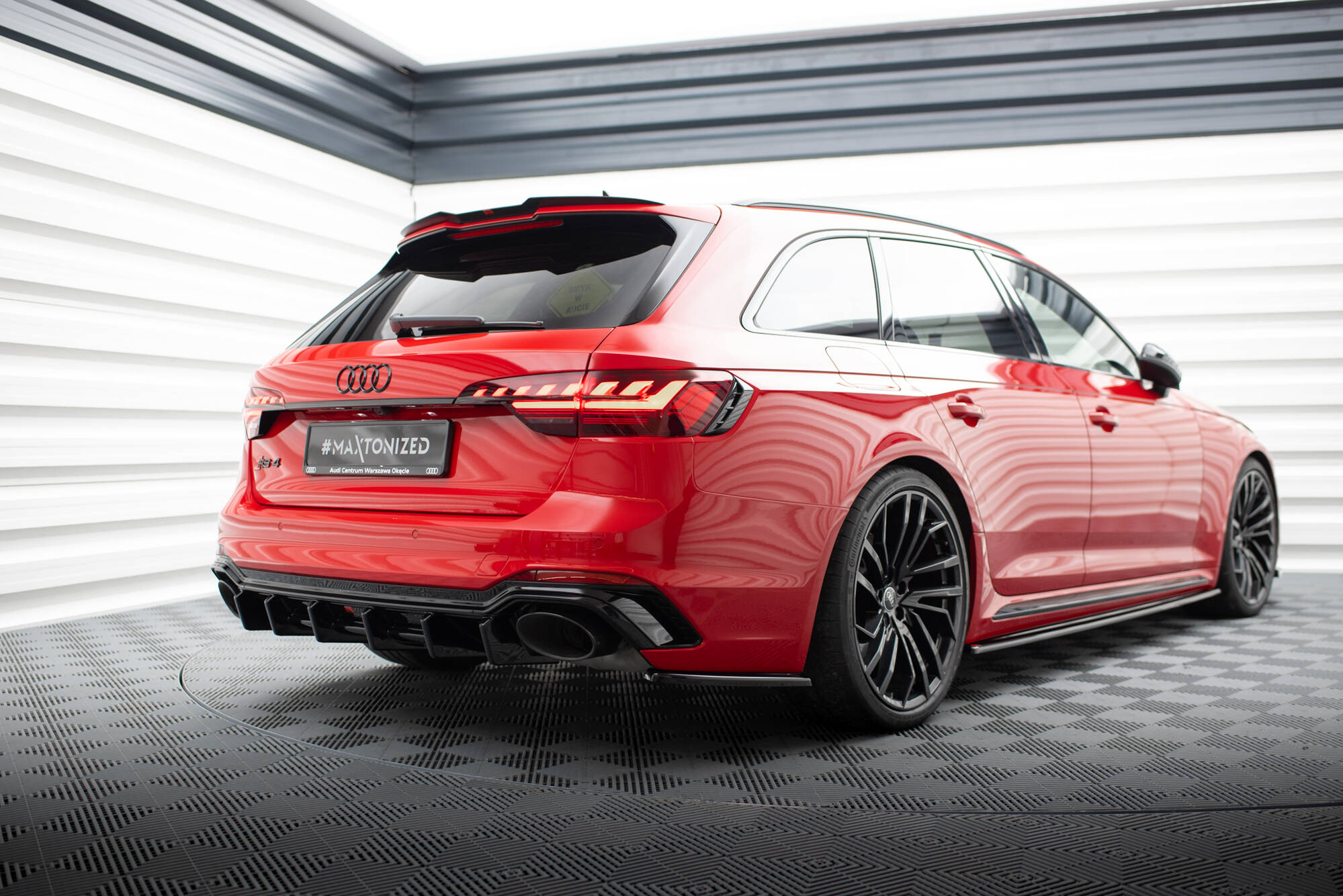 Rear Side Splitters Audi RS4 B9 Avant - 4