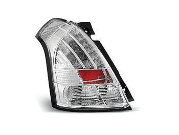 SUZUKI SWIFT 05.05-10 CHROME LED TAILLIGHTS