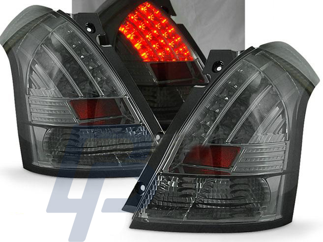 SUZUKI SWIFT 05.05-10 SMOKE LED TAILLIGHTS - 3