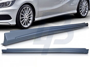 SIDE SKIRTS MERCEDES W176 07.12- / CLA W117 01.13-  AMG STYLE