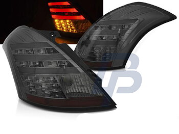 SUZUKI SWIFT IV 10- RED SMOKE LED TAILLIGHTS BAR