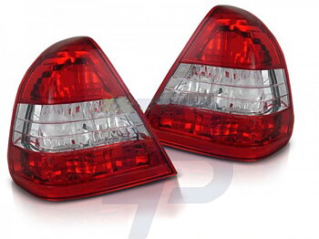 TAILLIGHTS MERCEDES W202 C-CLASS 06.93-06.00 RED WHITE