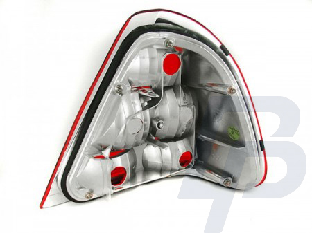 TAILLIGHTS MERCEDES W202 C-CLASS 06.93-06.00 RED WHITE - 3