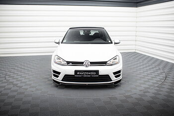 FRONT SPLITTER V.2 SUITABLE FOR VOLKSWAGEN GOLF R / R-LINE MK7 – MAXTON DESIGN