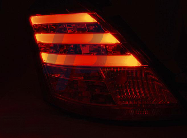 SUZUKI SWIFT IV 10- RED WHITE LED TAILLIGHTS BAR - 3