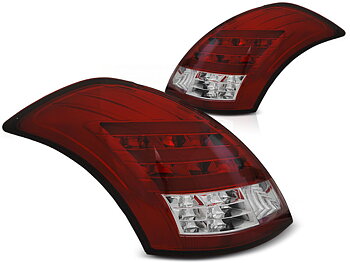 SUZUKI SWIFT IV 10- RED WHITE LED TAILLIGHTS BAR