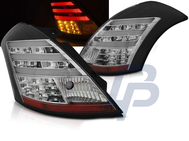 SUZUKI SWIFT IV 10- BLACK LED TAILLIGHTS BAR - 6