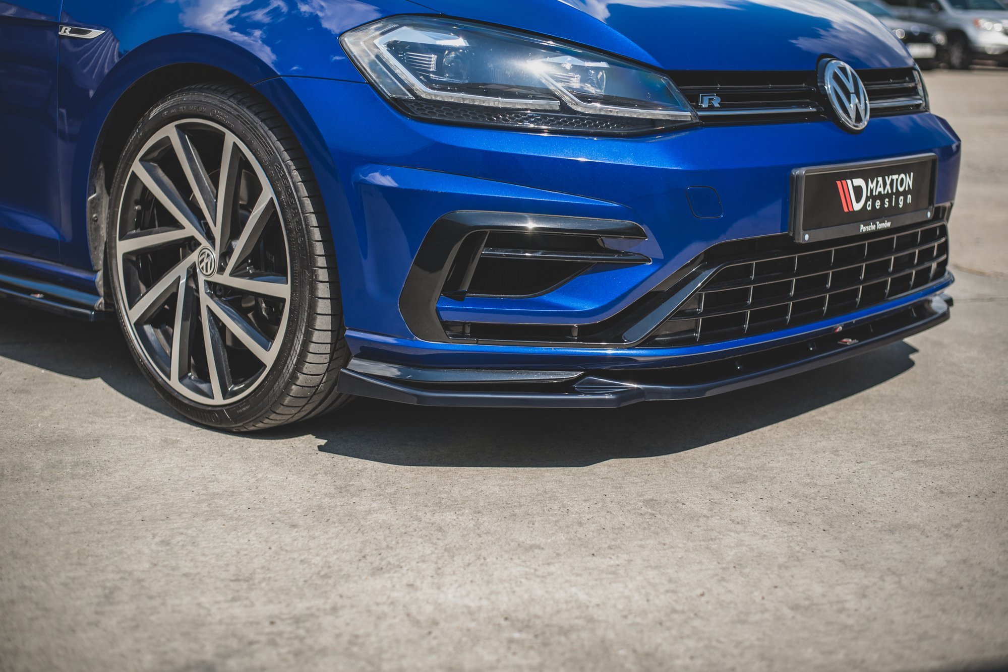 Front Splitter V.9 VW Golf 7 R / R-Line Facelift - 4
