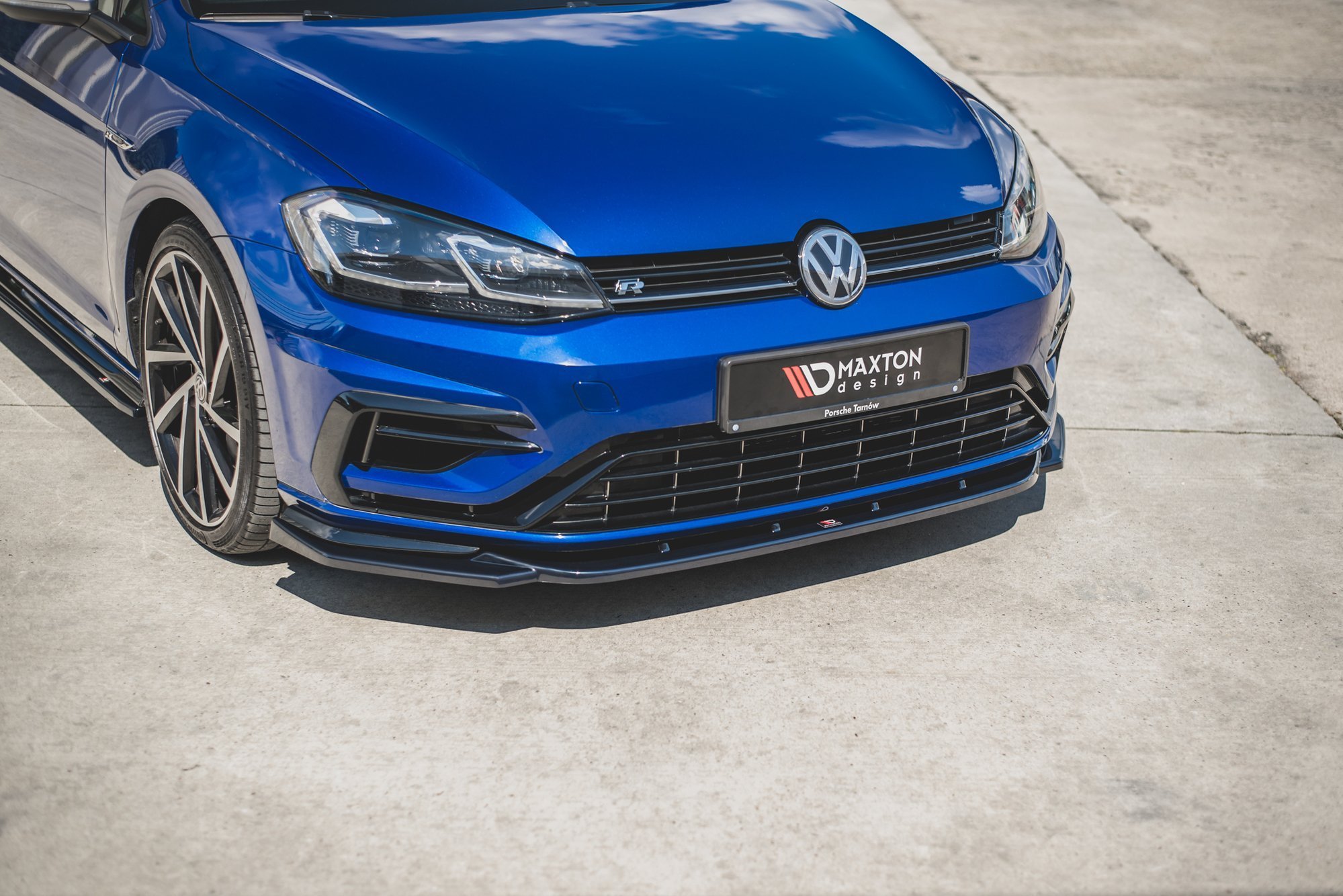 Front Splitter V.9 VW Golf 7 R / R-Line Facelift - 3
