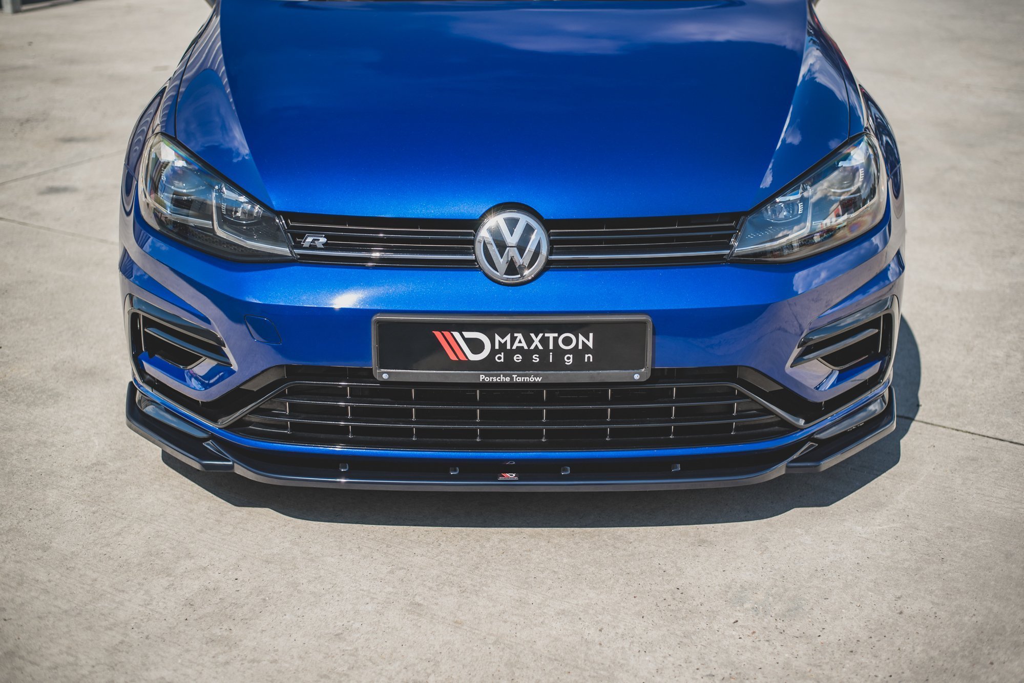 Front Splitter V.9 VW Golf 7 R / R-Line Facelift - 2