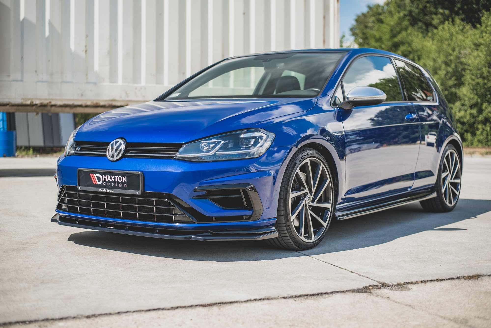 Front Splitter V.9 VW Golf 7 R / R-Line Facelift - 5