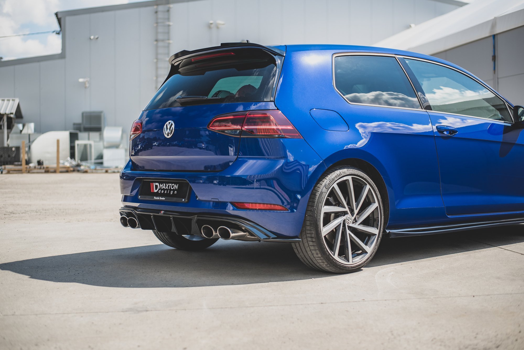 Rear Valance V.3 VW Golf 7 R Facelift - 2