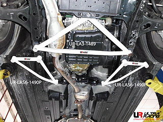 SUBARU OUTBACK 09+ ULTRA-R 2X 3-POINT FRONT LOWER BARS