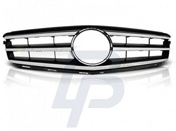 GRILLS MERCEDES W204 07-14 AVANTGARDE CHROME-BLACK