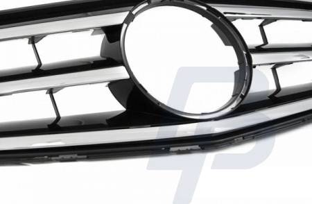 GRILLS MERCEDES W204 07-14 AVANTGARDE CHROME-BLACK - 3