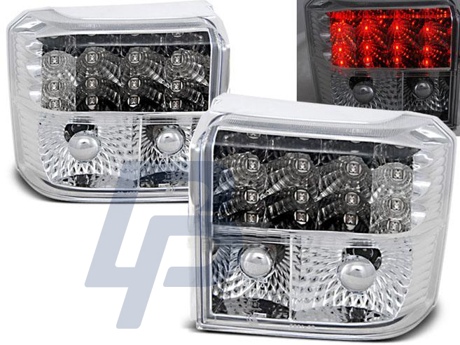 VW T4 90-03.03 CHROME LED TAILLIGHTS - 2