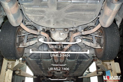 JAGUAR S-TYPE 3.0 V6 99-08 ULTRARACING MID LOWER BAR 1406