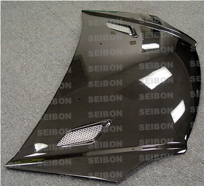 HONDA CIVIC 01+ 3D (+TYPE R) SEIBON MUGEN CARBON HOOD - 2