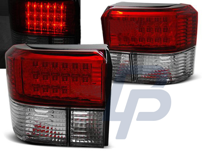 VW T4 90-03.03 RED WHITE LED TAILLIGHTS - 2