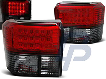 VW T4 90-03.03 RED SMOKE LED TAILLIGHTS