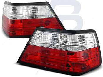 TAILLIGHTS MERCEDES W124 E-CLASS 01.85-06.95 RED WHITE