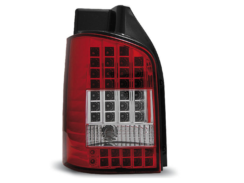 VW T5 04.03-09 RED WHITE LED TAILLIGHTS