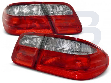 TAILLIGHTS MERCEDES W210 E-CLASS 95-03.02 RED WHITE