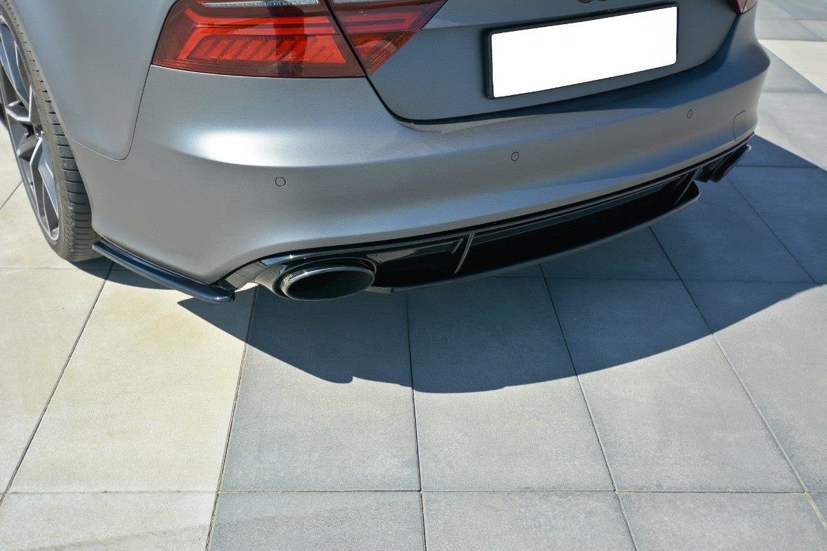 Rear Side Splitters V.1 Audi RS7 C7 Facelift - 4