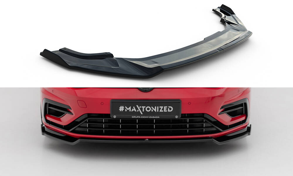 Front Splitter V.2 VW Golf 7 R / R-Line Facelift - 5