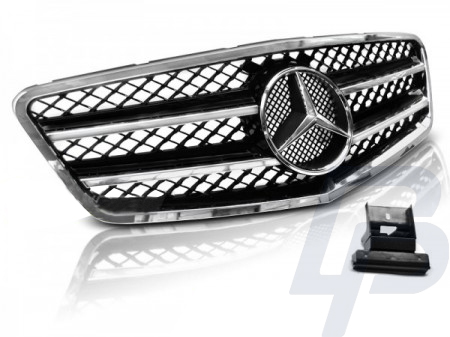 GRILLS MERCEDES W212 09-13 AMG STYLE BLACK CHROME