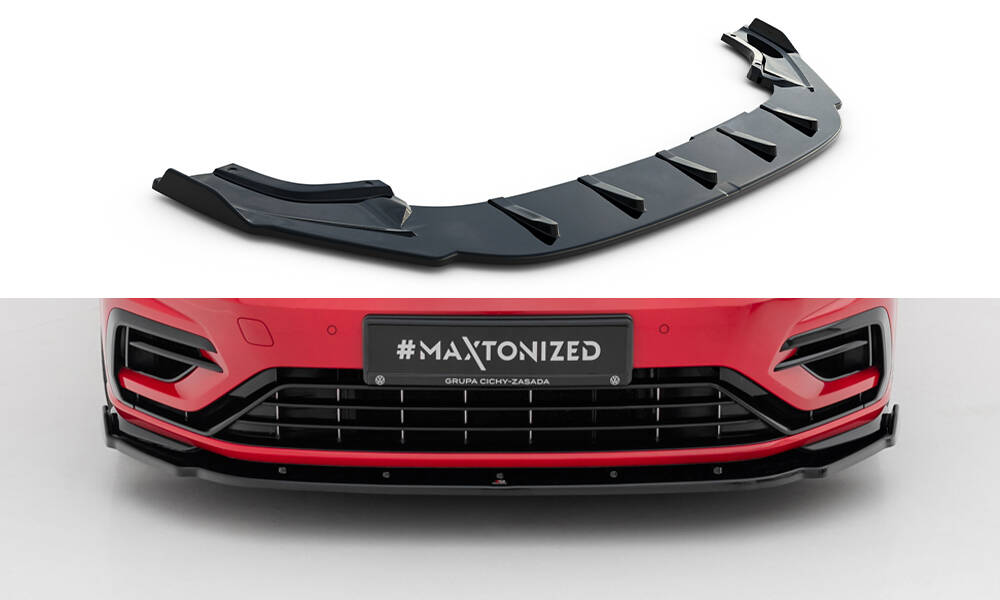 Front Splitter V.1 VW Golf 7 R / R-Line Facelift - 5