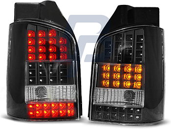 VW T5 04.03-09 BLACK LED TAILLIGHTS