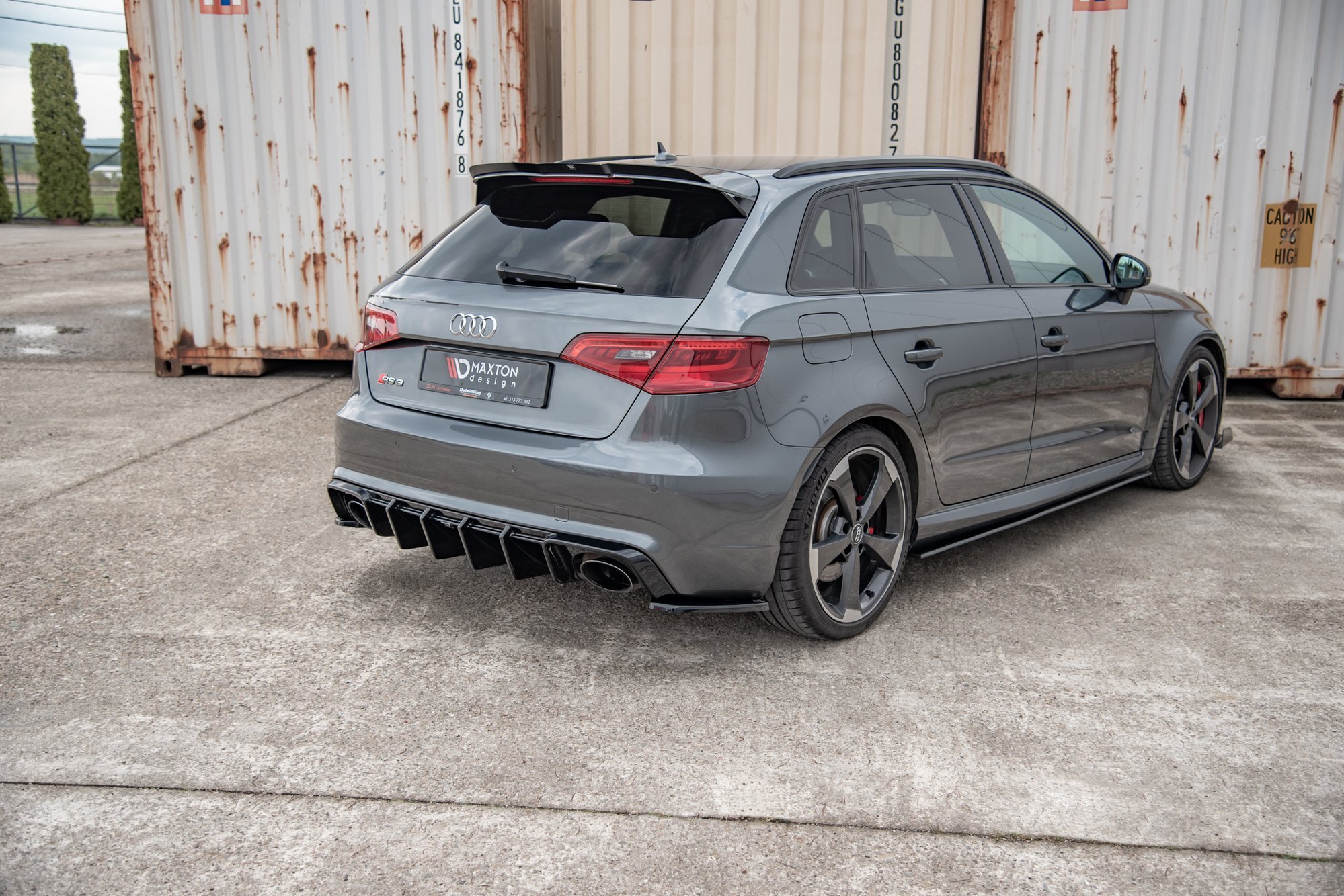 Rear Side Diffusers V2 Audi RS3 8V Sportback (2015-2016) - 2