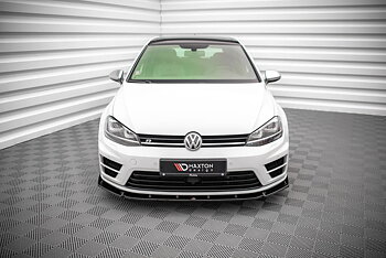 FRONT SPLITTER V.4 SUITABLE FOR VOLKSWAGEN GOLF R / R-LINE MK7 – MAXTON DESIGN