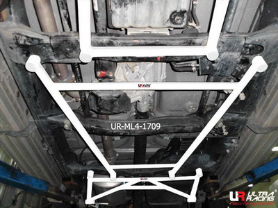 ISUZU D-MAX 3.0D 02+ ULTRARACING 4-POINT MID LOWER BRACE