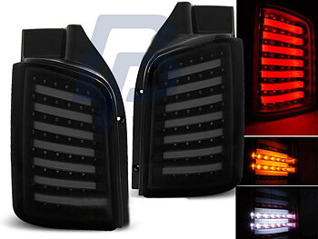 VW T5 04.03-09 / 10-15 SMOKE BLACK LED TAILLIGHTS TRANSPORTER