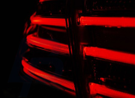 LED TAILLIGHTS MERCEDES W212 E-CLASS 09-13 SEQ RED WHITE LED - 3